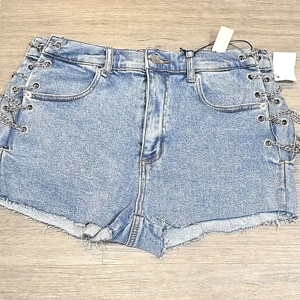 Akira Chain‎ The Game Denim Shorts